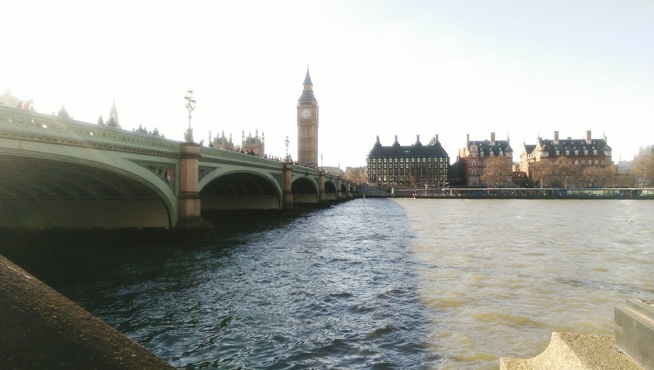 VIEW OF CLOCK TOWER BRIDGE