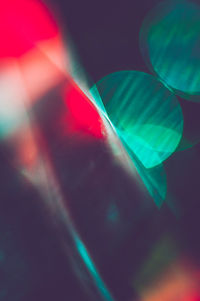 Defocused image of illuminated lights