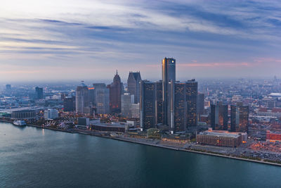 View of cityscape against sky