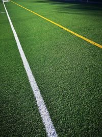 Full frame shot of soccer field