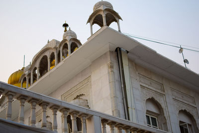 Low angle view of building against sky