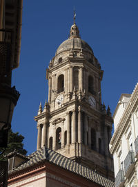 Low angle view of cathedral against clear sky