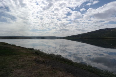 Scenic view of landscape against sky