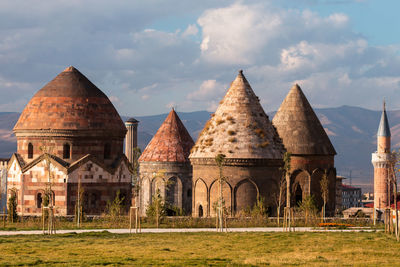 Erzurum culture road project, three cupolas. seljuk period works.