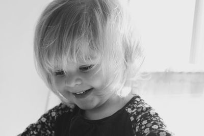 Close-up portrait of girl