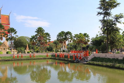 Group of people in park