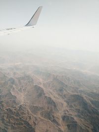 Aerial view of landscape against sky