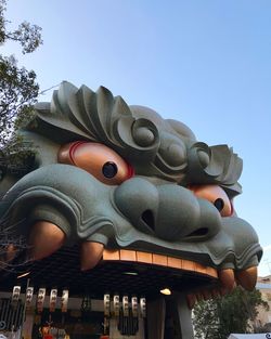 Close-up low angle view of built structure