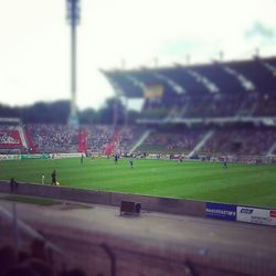 View of field against sky