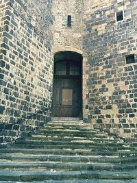 Low angle view of old building