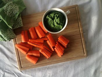 Close up of food on table