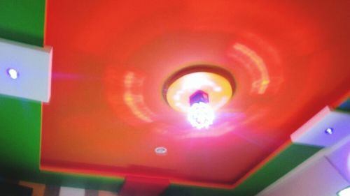 Close-up of electric lamp