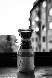 Close-up of drink on table