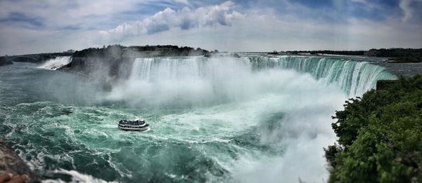 Panoramic view of niagara falls