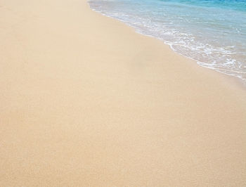 High angle view of beach