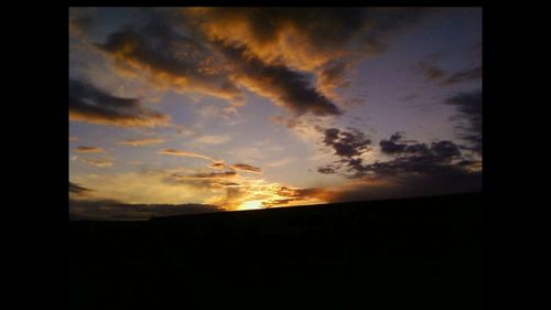 Scenic view of sky during sunset