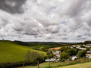 Scenic view of landscape against sky