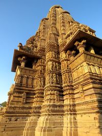 Low angle view of historical building against sky