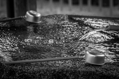 Close-up of fountain