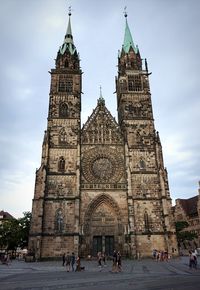 Group of people in front of building in nürnberg 