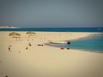 Scenic view of beach