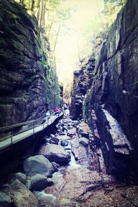 Rocks on rock formation