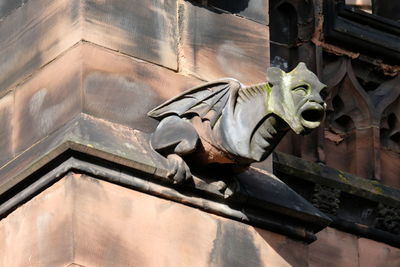 Low angle view of statue