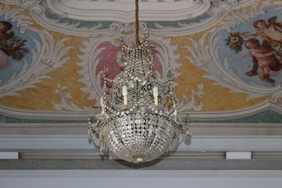 Close up of ornate ceiling