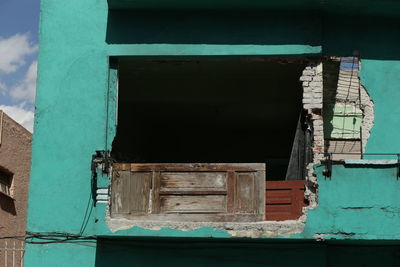 Low angle view of old building