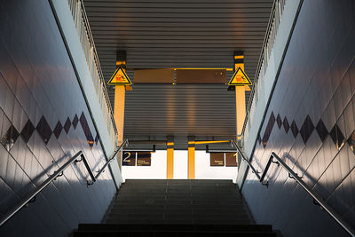 Low angle view of staircase