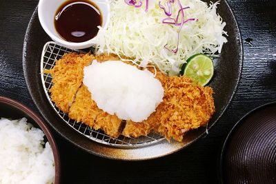 Close-up of food in plate