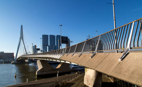 View of city against clear sky