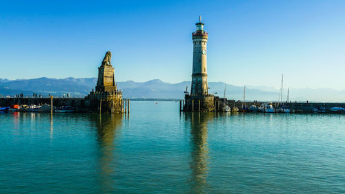 Gates to the port on lake bodensee