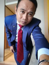 Close-up portrait of mid adult woman