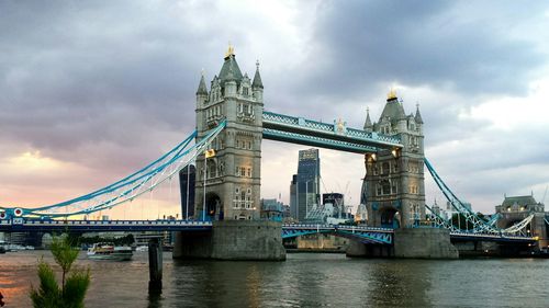 Tower bridge at dusk