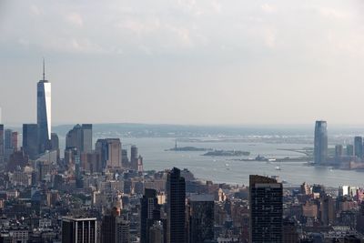 Aerial view of city