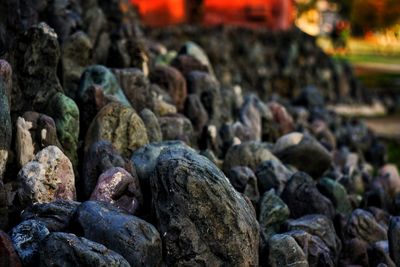 Close-up of pebbles