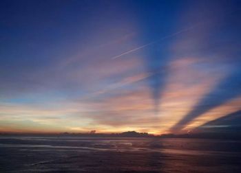 Scenic view of sky at sunset