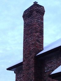 Low angle view of building against sky