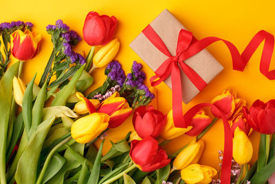 Close-up of red flowers