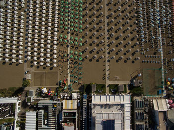 Stack of buildings in city