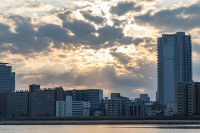 Skyscrapers in city