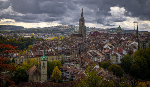 Cityscape against sky