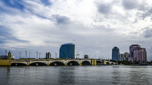  view of the okeechobee bridge from palm beach island