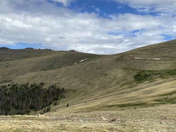 Scenic view of landscape against sky