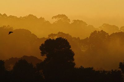 Scenic view of sky at sunset