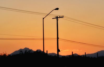 Low angle view of electricity pylon