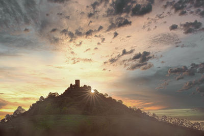 Scenic view of sky during sunset