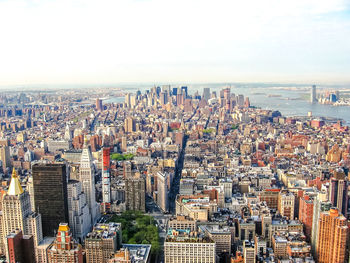 Modern cityscape against sky