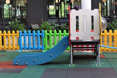 Empty seats in playground